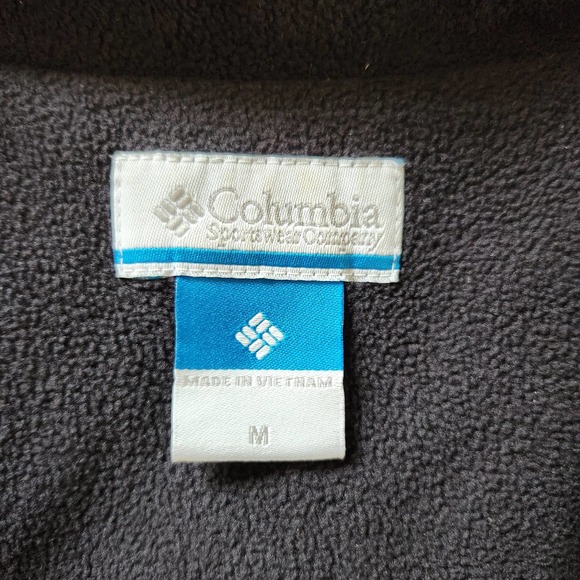 Columbia Puffer Vest Womens Medium Purple Full Zip Lightweight Hiking Gorpcore - Picture 8 of 8